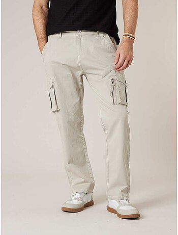 Pantalon cargo régular homme en coton 'Deeluxe'