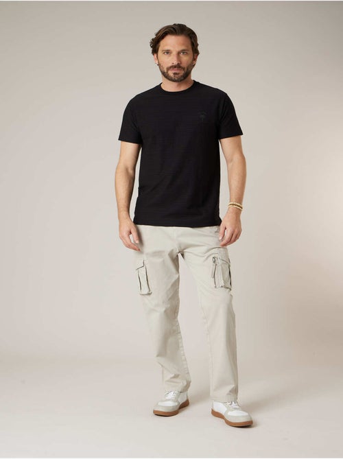 Pantalon cargo régular homme en coton 'Deeluxe' - Kiabi