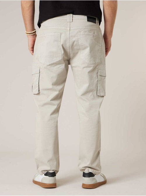 Pantalon cargo régular homme en coton 'Deeluxe' - Kiabi