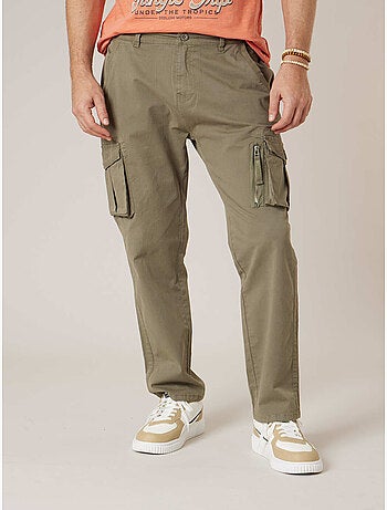 Pantalon cargo régular homme en coton 'Deeluxe'