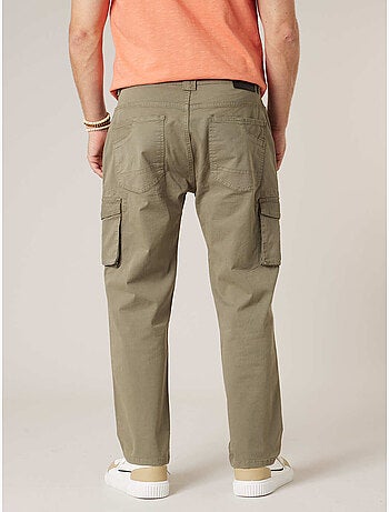 Pantalon cargo régular homme en coton 'Deeluxe'