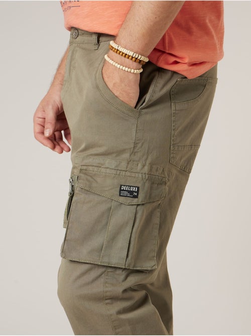 Pantalon cargo régular homme en coton 'Deeluxe' - Kiabi