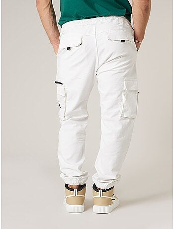 Pantalon cargo régular homme en coton stretch 'Deeluxe'