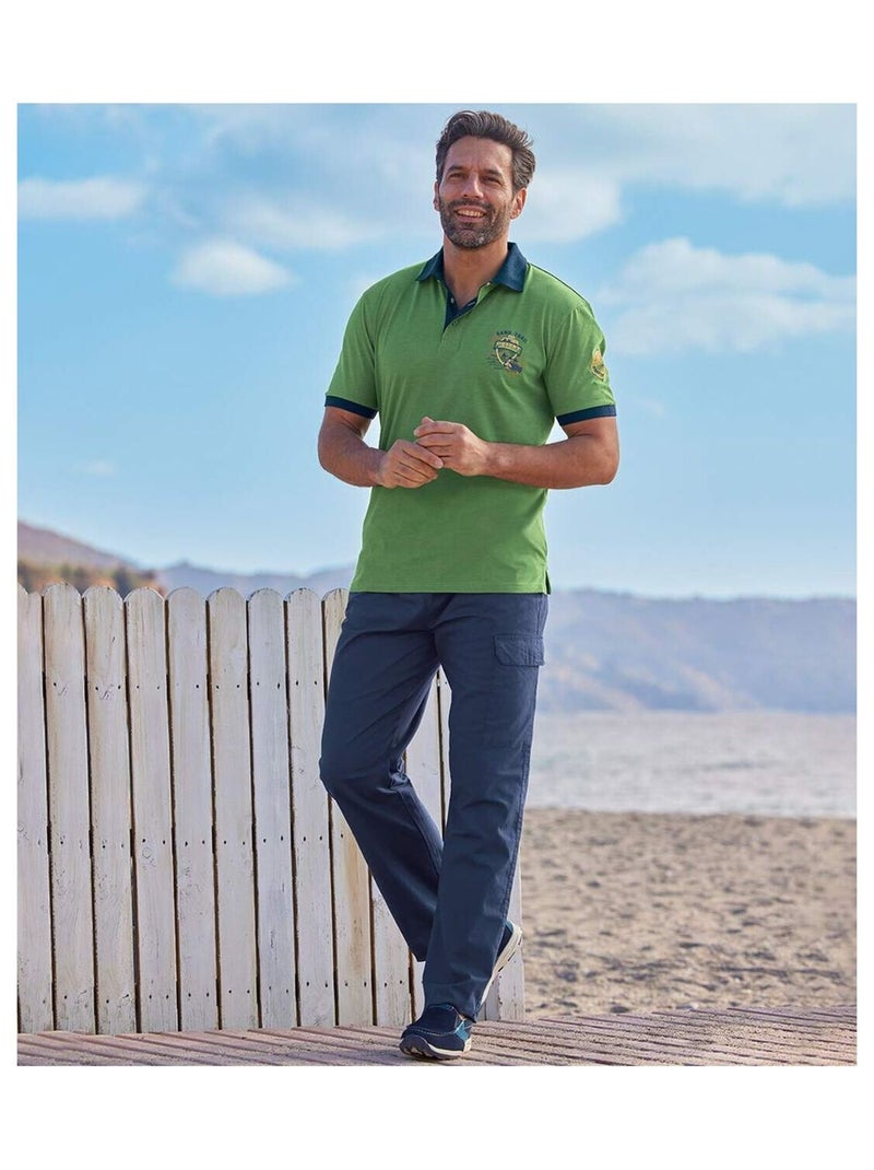 Pantalon Cargo Season Relax  - ATLAS FOR MEN Bleu marine - Kiabi