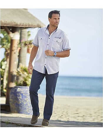 Pantalon cargo en toile - atlas for men