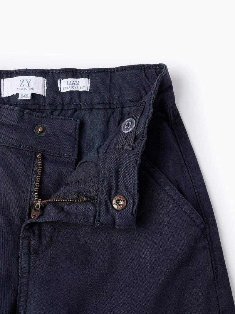 Pantalon Cargo évasé Me+Em Taille UK 16 - Coton Sergé Bleu Marine, Coupe Détendue (neuf Avec étiquettes)