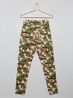 Pantalon cargo skinny - Kiabi