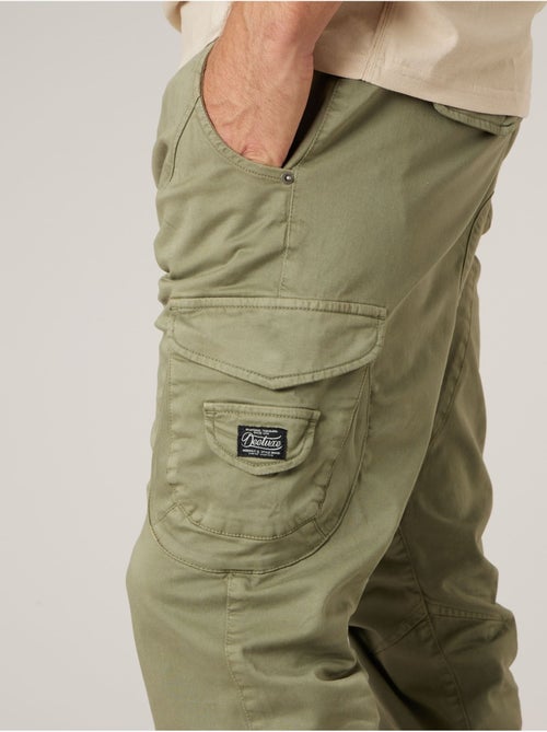 Pantalon cargo slim homme en coton 'Deeluxe' - Kiabi