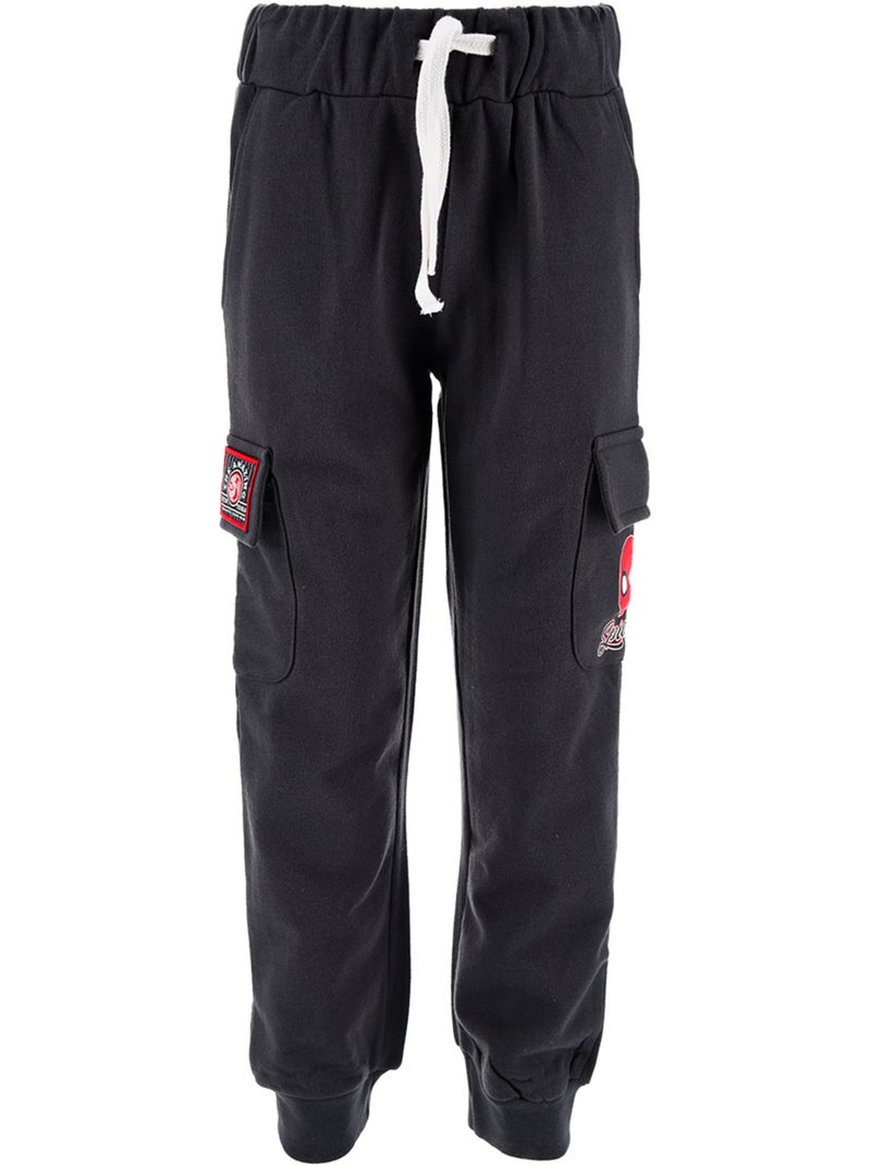 Pantalon Cargo Spider-Man  | Licence Officielle Noir - Kiabi