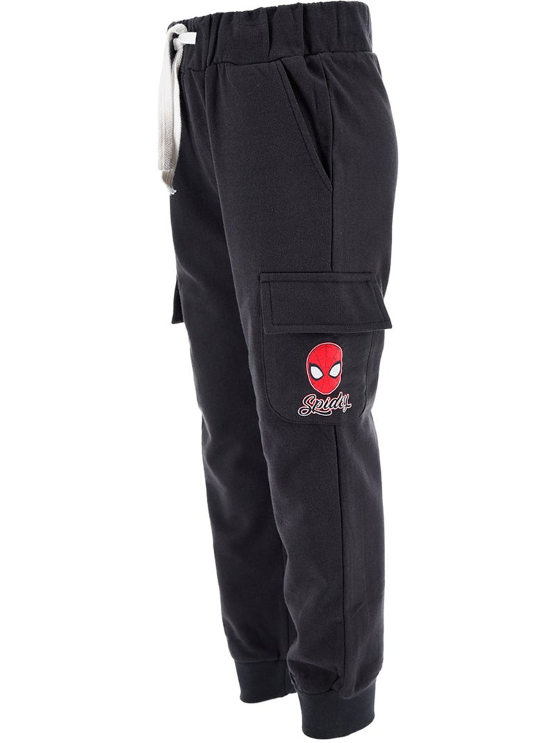 Pantalon Cargo Spider-Man  | Licence Officielle Noir - Kiabi