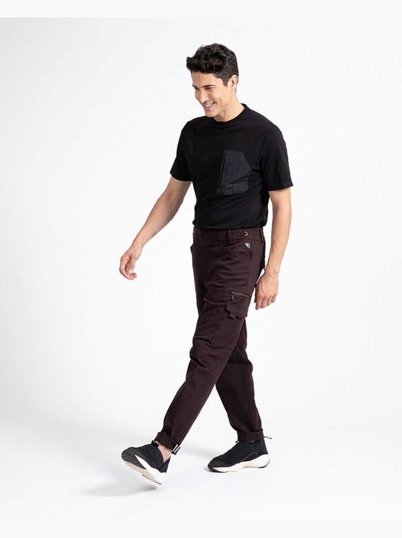 Pantalon cargo tactic marron - new man Beige - Kiabi