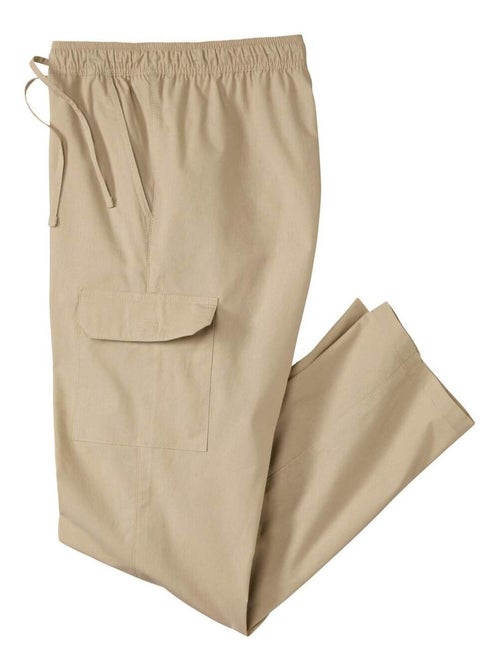 Pantalon Cargo Top Détente Beige   - ATLAS FOR MEN - Kiabi