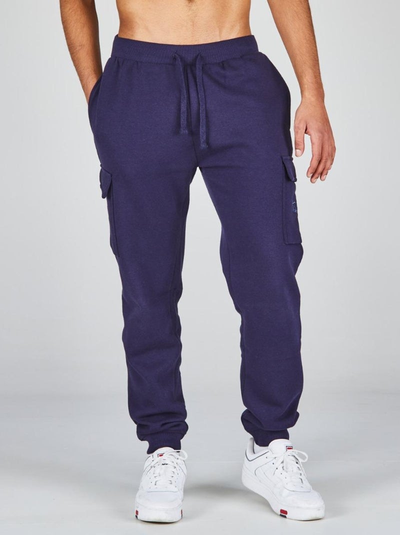 PANTALON CARGO ZEPHYR Airness Bleu marine - Kiabi