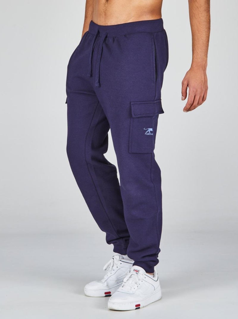 PANTALON CARGO ZEPHYR Airness Bleu marine - Kiabi