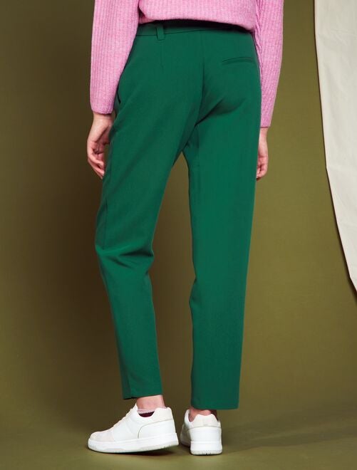 Pantalon Femme Vince Camuto Ivoire Plissé - Taille 6 - Ceinture Incluse - Jambe Conique - Neuf Avec Défaut