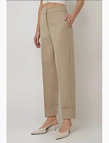 Pantalon carotte exclusif à ourlet double sur mesure hiccup