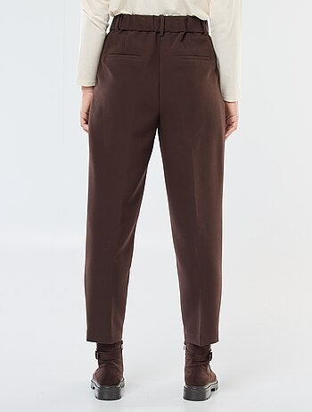 Pantalon carotte fluide