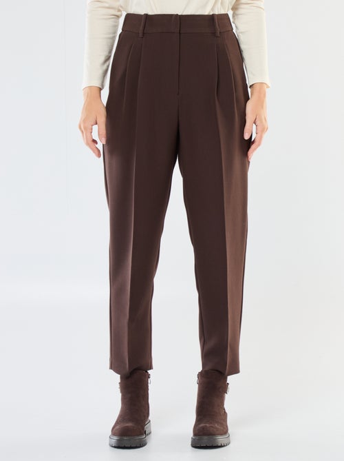 Pantalon carotte fluide - Kiabi