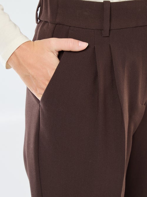 Pantalon carotte fluide - Kiabi