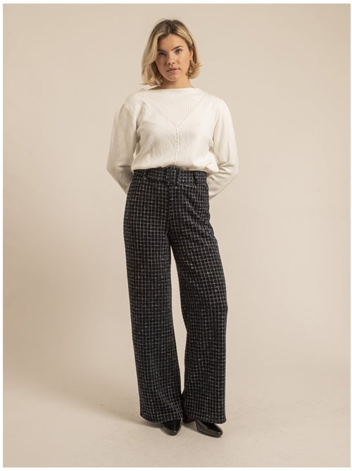 Pantalon carreaux ESSILA - Kiabi