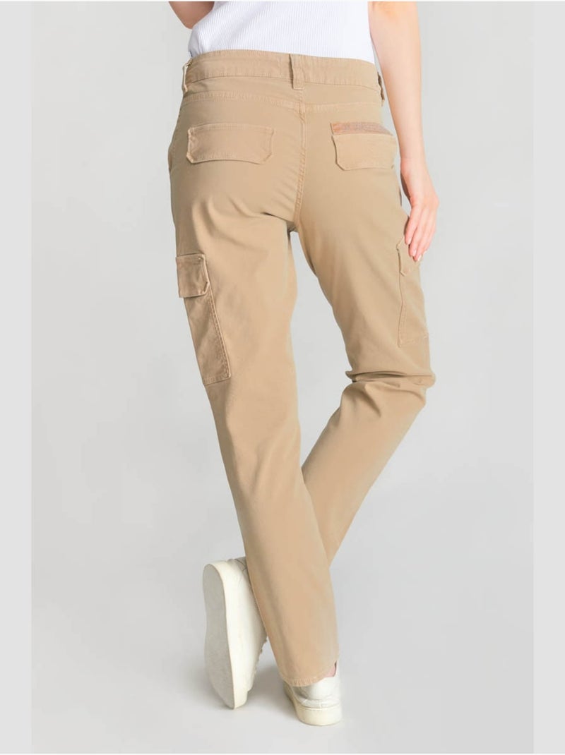 Pantalon CASTELLA cargo 'Le Temps Des Cerises' Marron - Kiabi