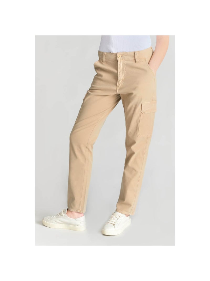 Pantalon CASTELLA cargo 'Le Temps Des Cerises' Marron - Kiabi