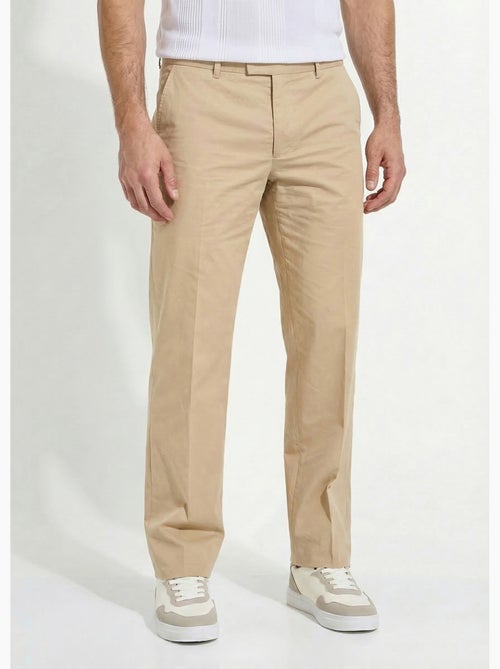 Pantalon ceinture ajustable invisible polycoton - Afibel - Kiabi