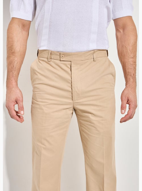 Pantalon ceinture ajustable invisible polycoton - Afibel - Kiabi