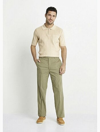 Pantalon ceinture ajustable invisible polycoton - Afibel