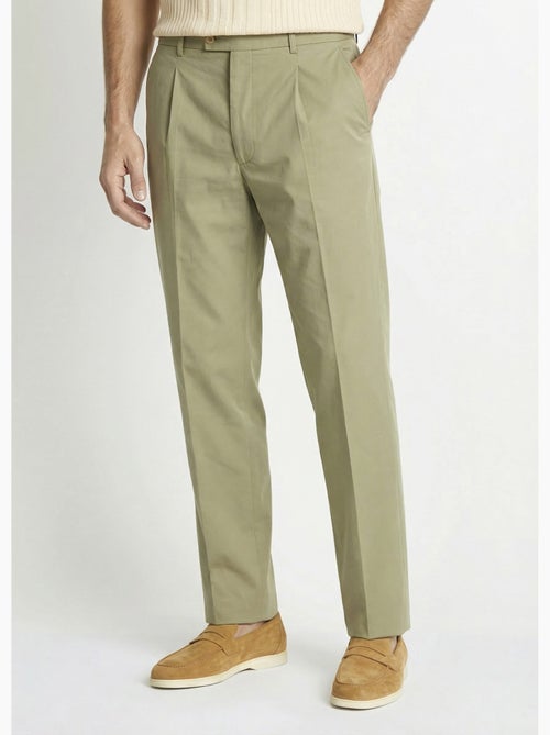 Pantalon ceinture ajustable invisible polycoton - Afibel - Kiabi
