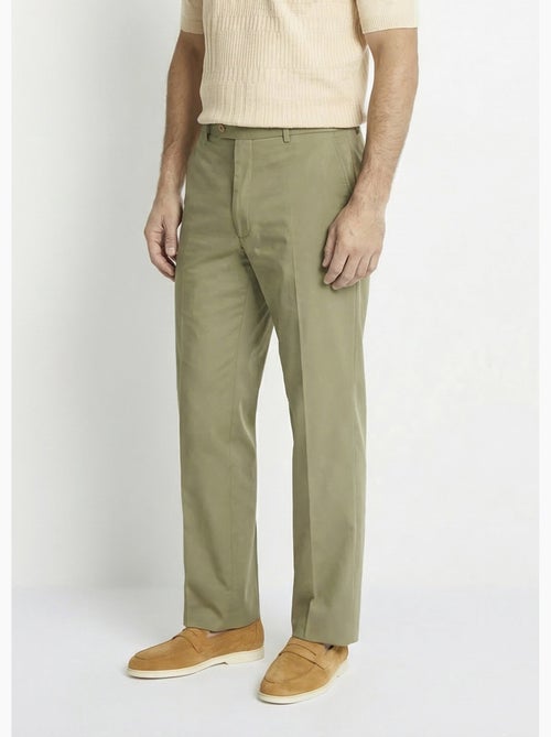 Pantalon ceinture ajustable invisible polycoton - Afibel - Kiabi