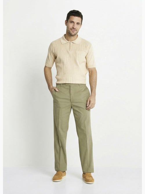 Pantalon ceinture ajustable invisible polycoton - Afibel - Kiabi