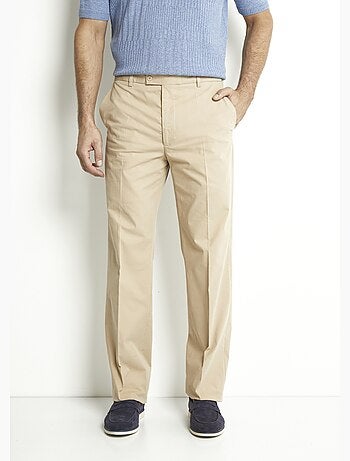 Pantalon ceinture ajustable invisible polycoton - afibel