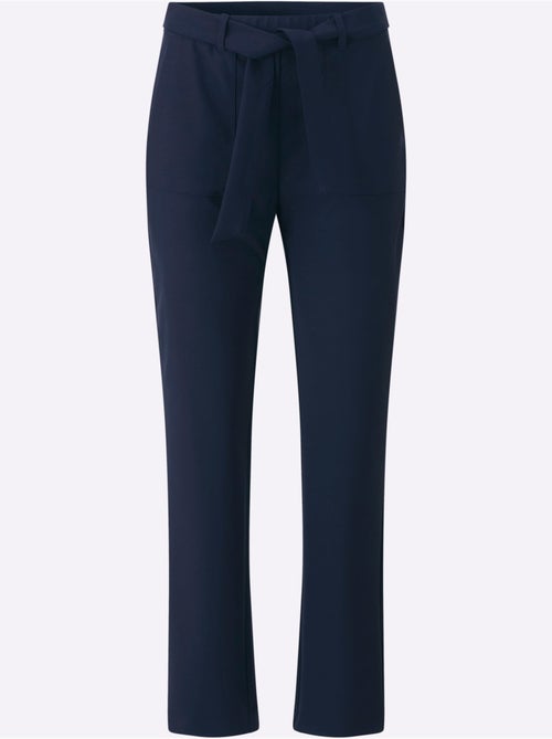 Pantalon Ceinture Amovible - Taille Standard - Helline - Kiabi Pantalon Ceinture Amovible - Taille Standard - Helline - Kiabi