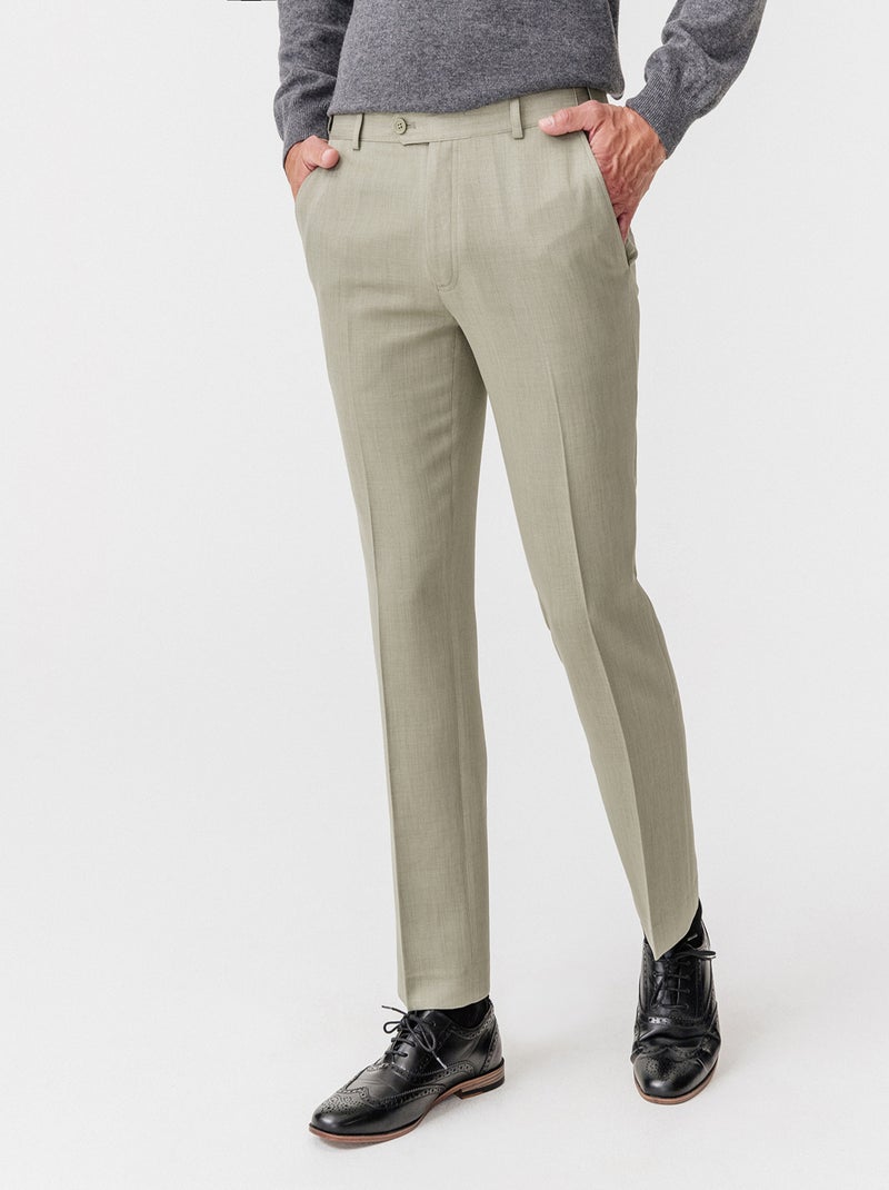 Pantalon ceinture autoréglable - Damart Vert - Kiabi