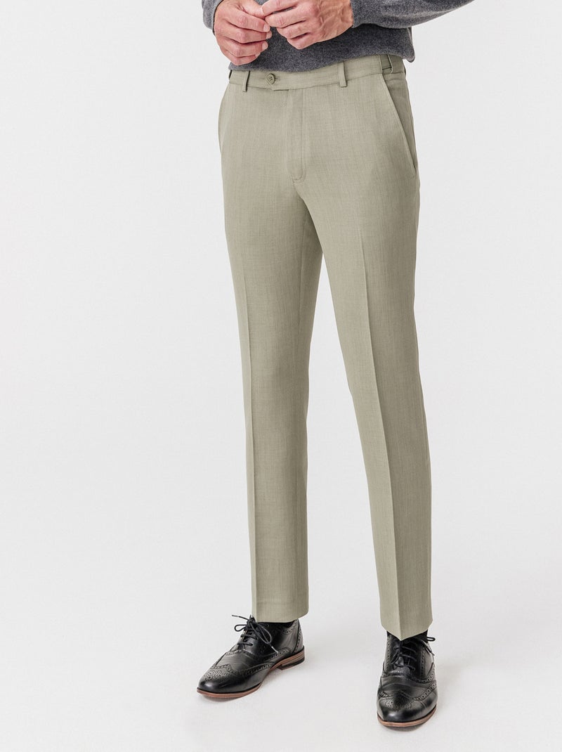 Pantalon ceinture autoréglable - Damart Vert - Kiabi