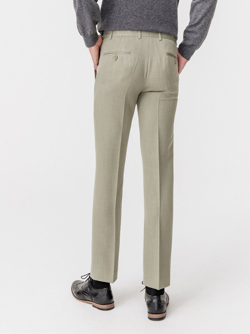 Pantalon ceinture autoréglable - Damart Vert - Kiabi