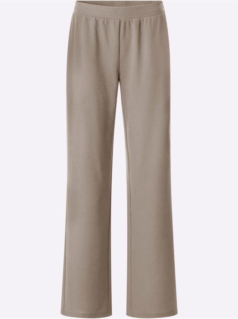 Pantalon Ceinture élastique Confortable - Taille Standard - Moda Vilona Beige - Kiabi