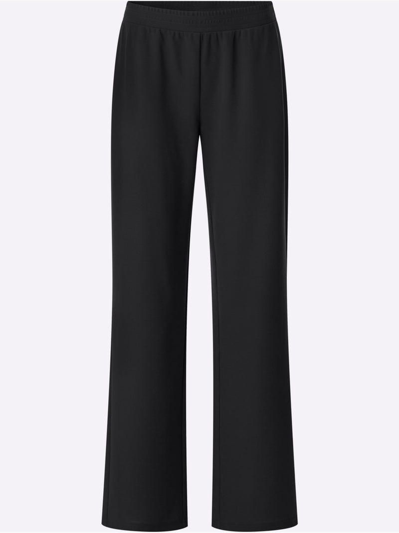 Pantalon Ceinture élastique Confortable - Taille Standard - Moda Vilona Noir - Kiabi