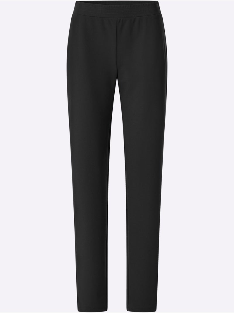 Pantalon Ceinture élastique Confortable - Taille Standard - Moda Vilona Noir - Kiabi