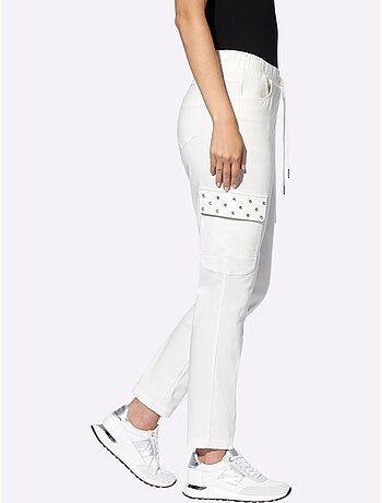 Pantalon Ceinture élastique, Coulisse Et Lien à Nouer - Taille Standard - helline