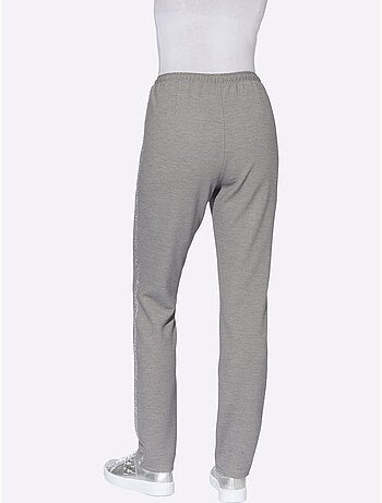 Pantalon Ceinture élastique Latérale Et Au Dos - Taille Courte - Moda Vilona