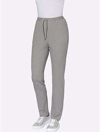 Pantalon Ceinture élastique Latérale Et Au Dos - Taille Standard - Moda Vilona