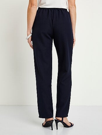 Pantalon ceinture élastiquée ajouré