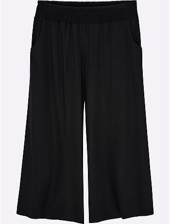 Pantalon Ceinture Smockée - Taille Standard - Sheego