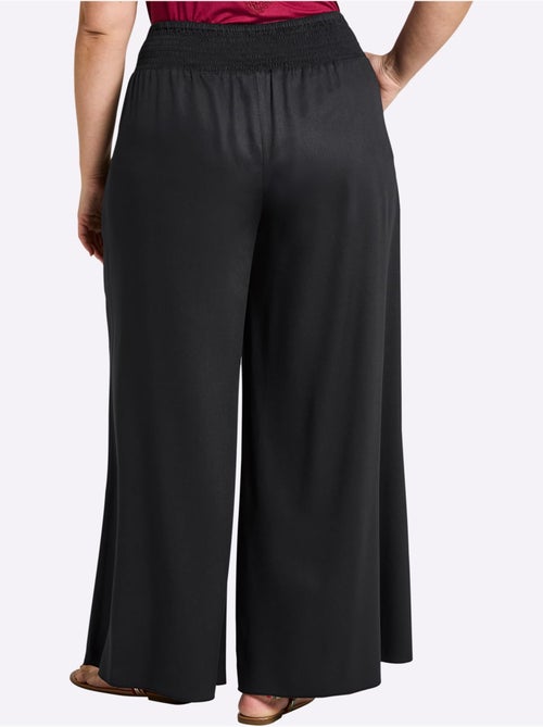 Pantalon Ceinture Smockée - Taille Standard - Sheego - Kiabi Pantalon Ceinture Smockée - Taille Standard - Sheego - Kiabi