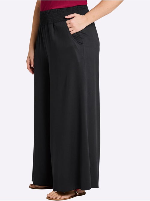 Pantalon Ceinture Smockée - Taille Standard - Sheego - Kiabi Pantalon Ceinture Smockée - Taille Standard - Sheego - Kiabi