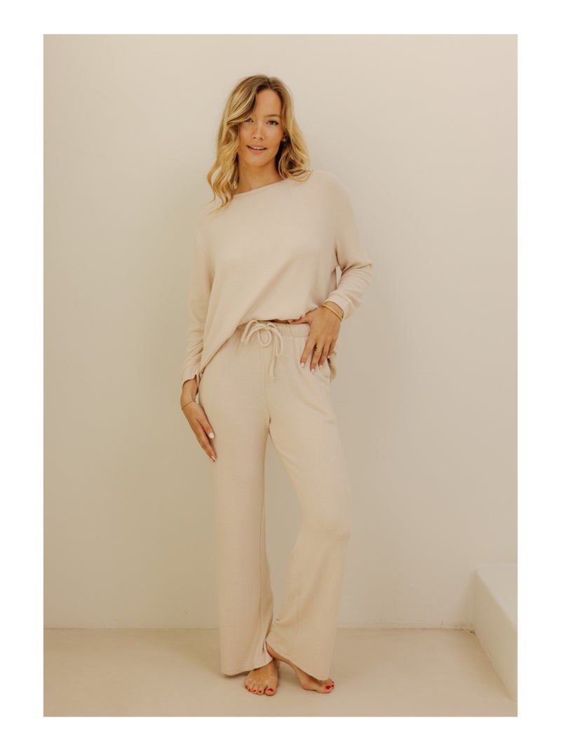 Pantalon Célia Beige - Kiabi