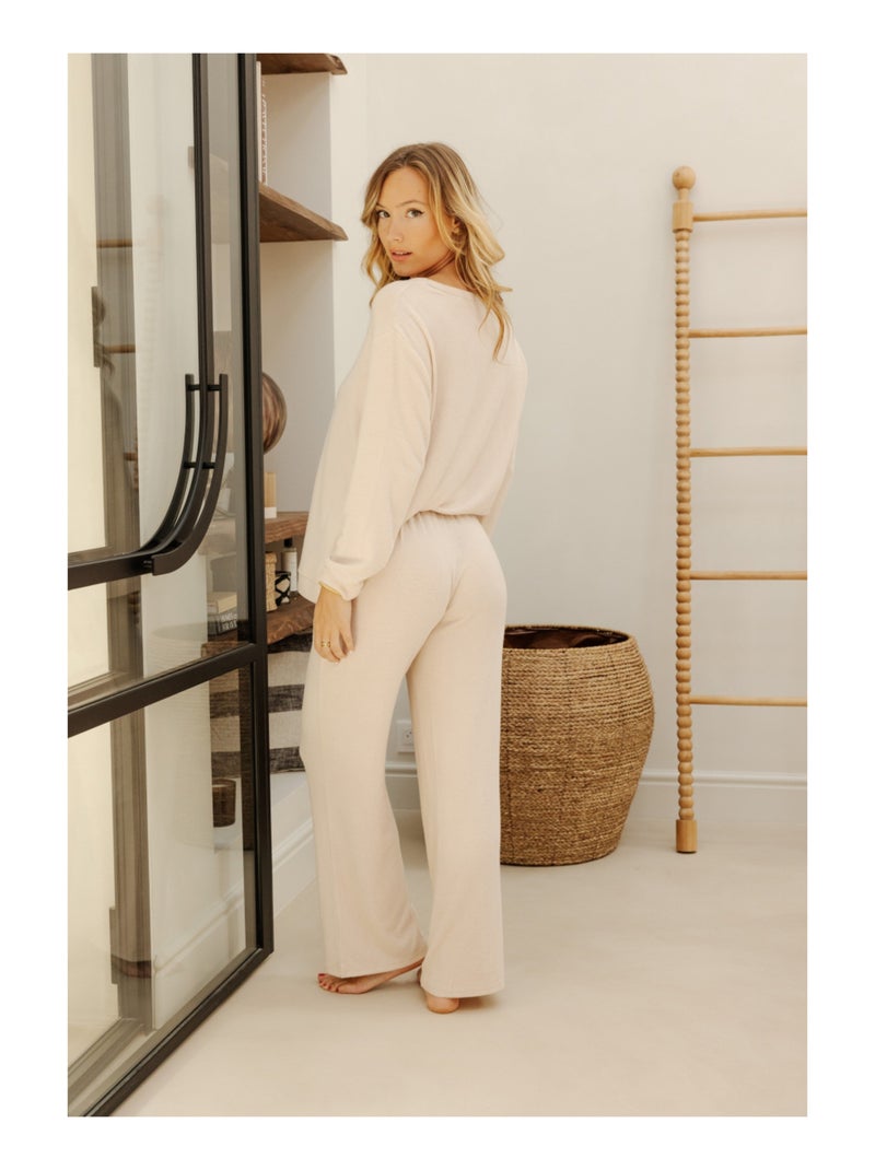 Pantalon Célia Beige - Kiabi