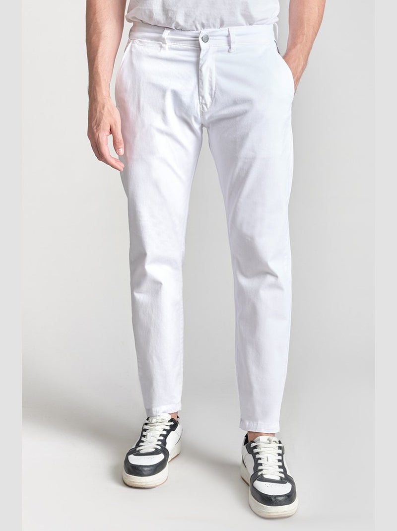 Pantalon CESAR chino 'Le Temps Des Cerises' Blanc - Kiabi